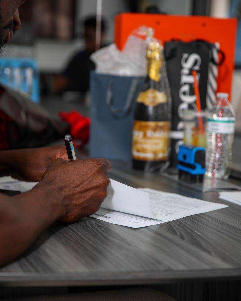 Signing at the closing table